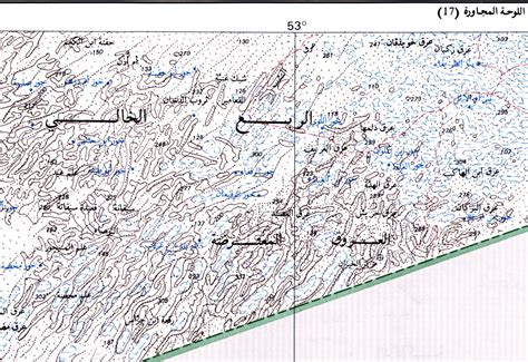 خريطة جنوب شرق الربع الخالى بالتفصيل - خريطة السعودية | منتدي المسافرون العرب