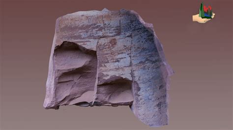 FS2282 Honanki Rock Art Panel P36 Lower - 3D model by FOFSedona [178613b] - Sketchfab