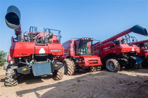 Agriculture Farming Harvester New Machines Editorial Stock Photo - Image of agriculture, spray ...