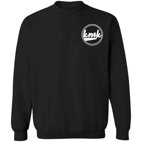 Kallmekris Merch KMK Round Logo Hoodie Black - Tiotee