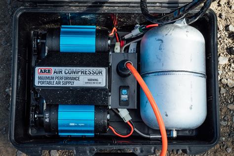 ARB Twin Portable Air Compressor With Box & Tank