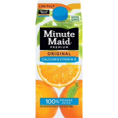 Minute Maid Orange Juice Calcium Carton, 59 fl oz | Juice and Drinks ...