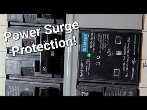 Boltshield surge protector install - YouTube