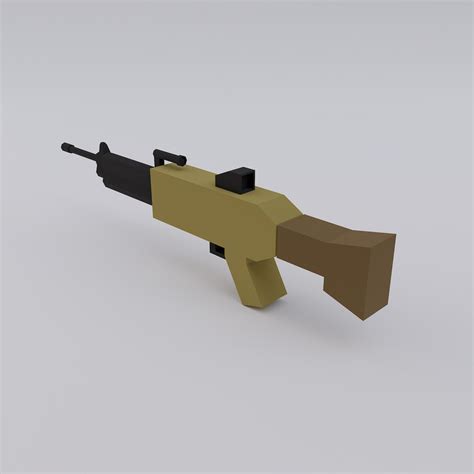 3D Heckler Koch MG4 Light Machine Gun Model - TurboSquid 1992576