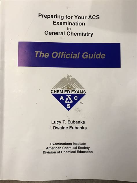 Preparing for Your Acs Examination in Organic Chemistry: the Official ...