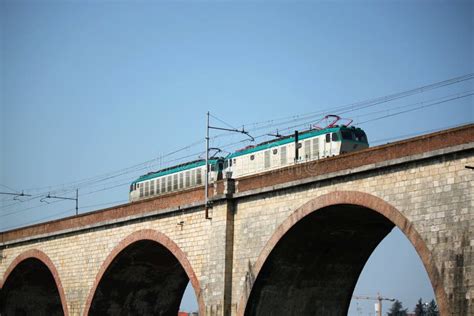 Bridge for train transport stock image. Image of architecture - 168371065