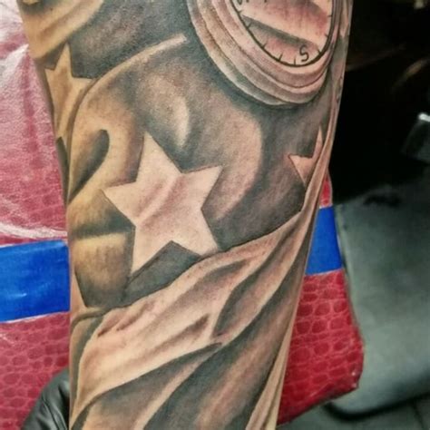 Veteran American Flag Sleeve Tattoo | Veteran Ink