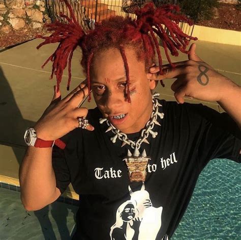 trippie redd🩸⛓👀 | Trippie redd, Red aesthetic, Rappers