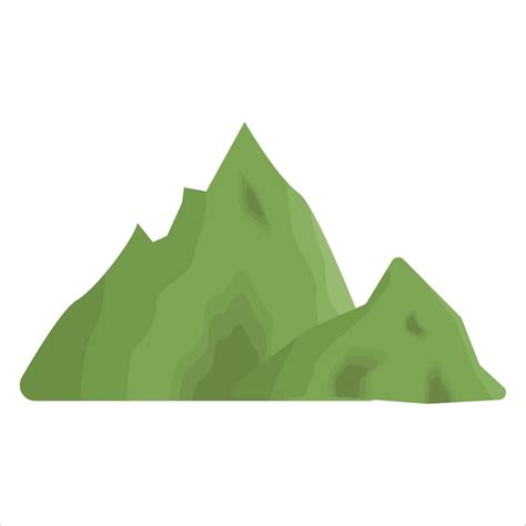 Ilustración de la montaña | Vector Premium