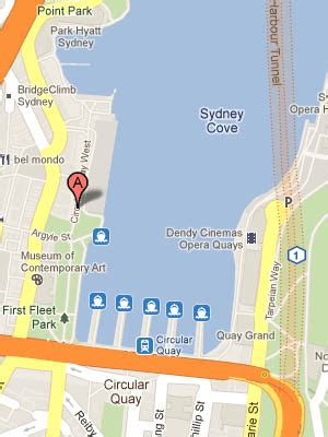 Circular Quay Wharf Map