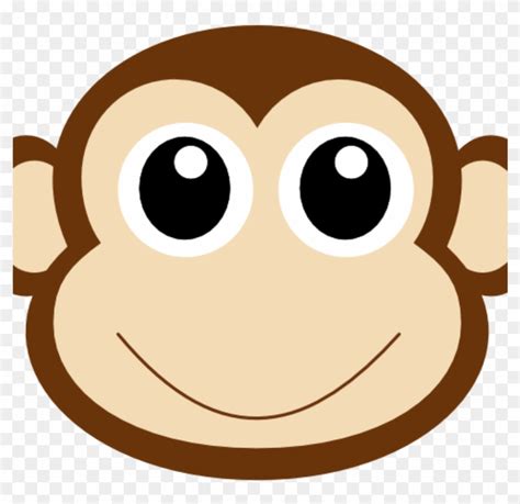 Monkey Face Clipart 19 Monkey Face Png Transparent - Cute Monkey Head ...