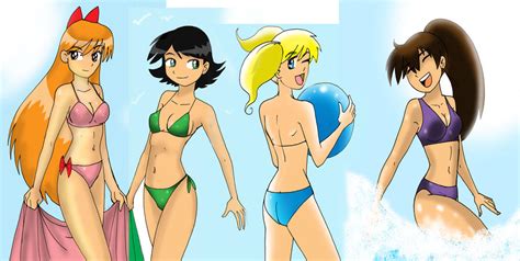 Bikini Powerpuff teens by Koku-chan on DeviantArt