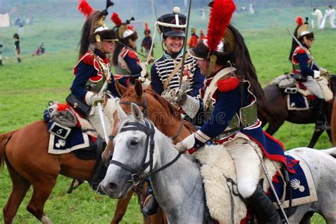 Cuirassiers at Borodino Battle Historical Reenactment in Russia Editorial Stock Photo - Image of ...