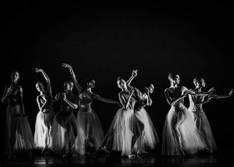 Ballet Dancers on Stage Ballerina Black and White Photo - Etsy