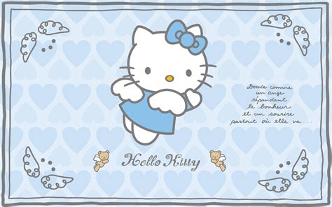 Blue Hello Kitty Wallpaper - WallpaperSafari