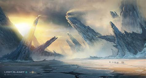 Lost Planet 3 Concept Art by Emmanuel Shiu | Concept Art World