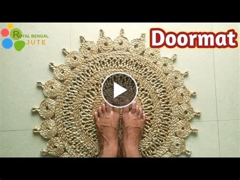 DIY Jute Door Mat Handmade