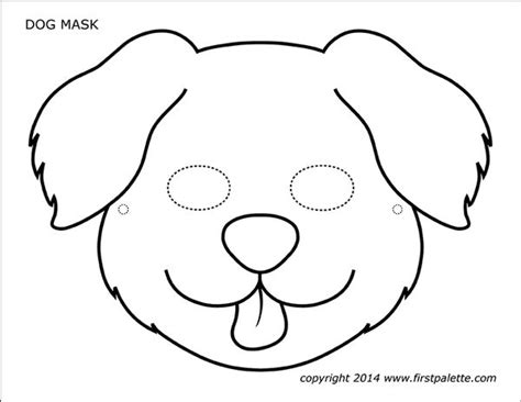 Printable Dog Face Coloring Pages
