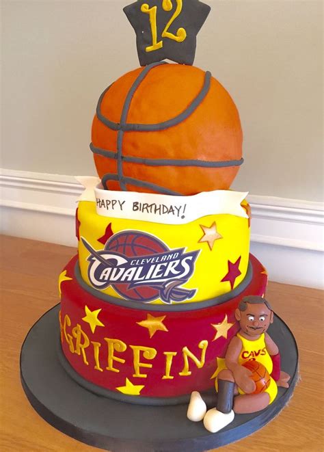 Cavaliers Kyrie Irving Basketball birthday cake | Basketball birthday cake, Basketball birthday ...