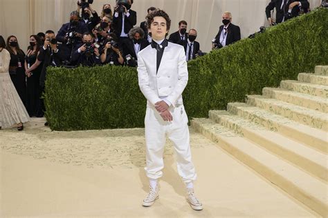 Timothée Chalamet at the 2021 Met Gala: See the Photo