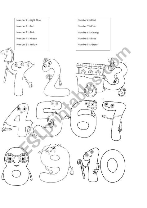 Charlie and the numbers - ESL worksheet by M_21