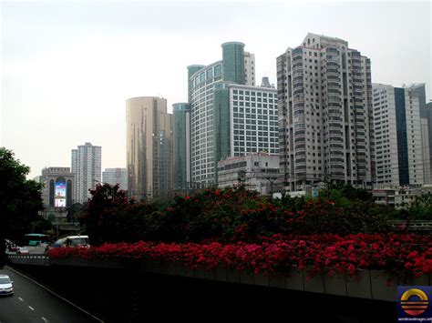 Shenzhen - Luohu District, Shennan Boulevard, Shun Hing Square, KK100 ...