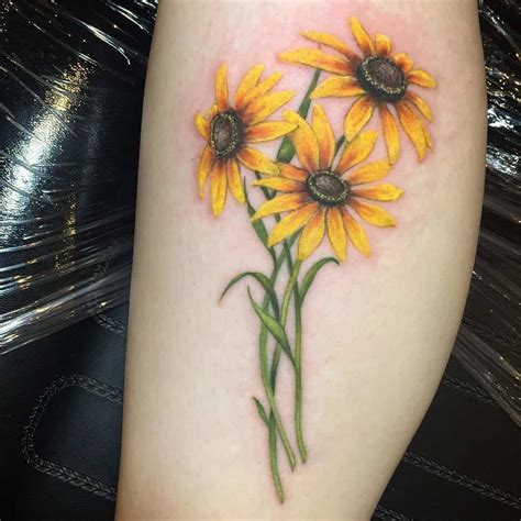 Black eyed susan tattoo symbolism meanings more – Artofit