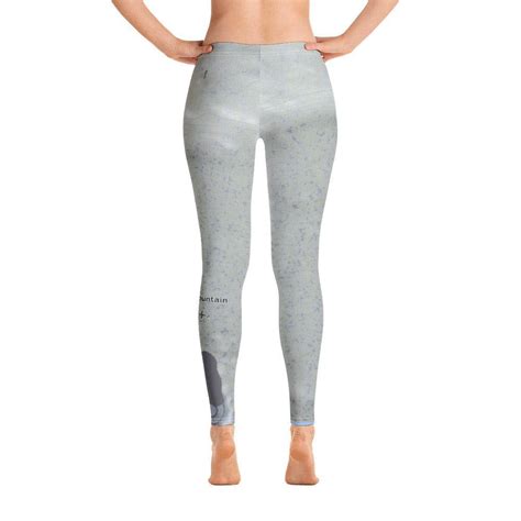 Campgaw Mountain, New Jersey Ski Trail Map Women's Base Layer Bottom ...