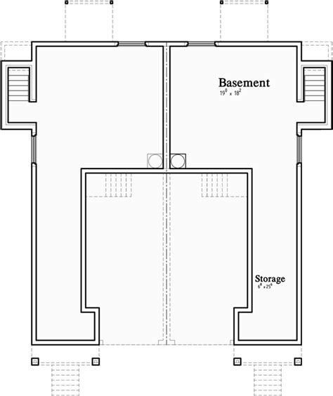 Duplex House Plan Basement - JHMRad | #151611