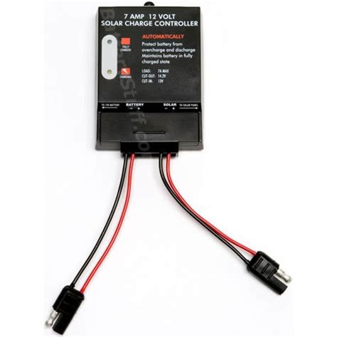 P3 Solar 12v 7 Amp Solar Charge Controller with SAE Connectors