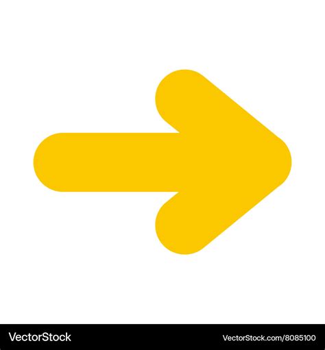 Arrow Yellow Free Stock Photo Illustration Of A Yellow