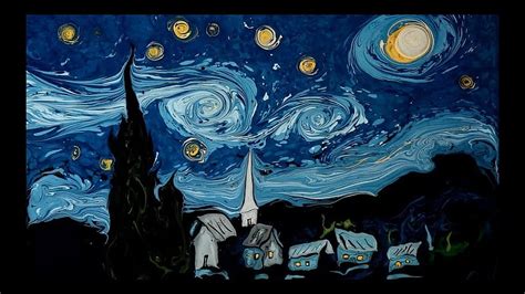 Van Gogh on Dark, Starry Night Painting HD wallpaper | Pxfuel