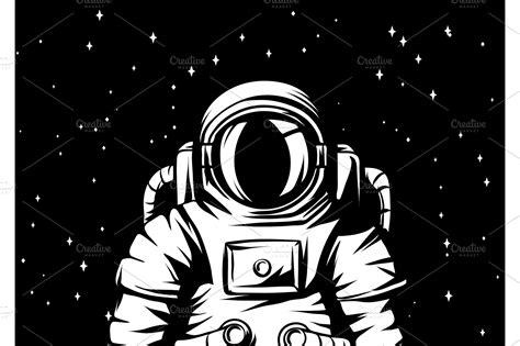 Illustration of astronaut. Spaceman | People Illustrations ~ Creative Market