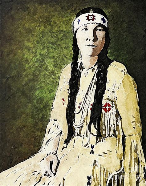 Cherokee Woman Digital Art by Lianne Schneider - Fine Art America