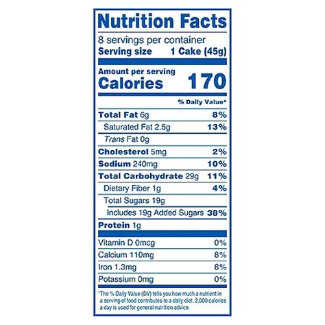 Hostess Cupcakes Nutrition Facts | Besto Blog