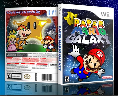 Paper Mario Galaxy Wii Box Art Cover by Delicious1