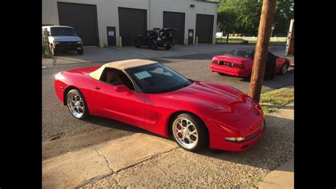 99 Corvette Convertible 6 speed Pro-Charger Supercharged Ultra Low mileage - YouTube