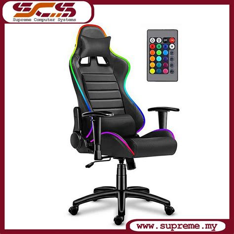 Ekintop Ergonomic RGB PC Gaming Chair Computer Gamer Chair RGB LED ...