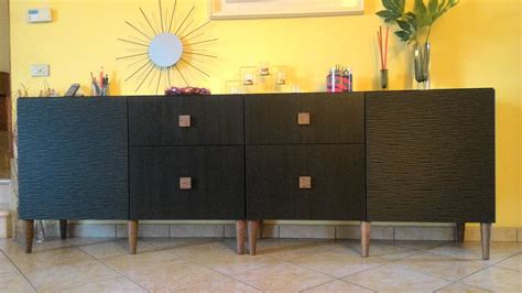 My IKEA BESTA restyling inspired to a West Elm buffet. Il mio Ikea ...