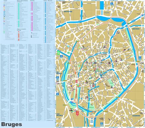 Bruges Tourist Attractions Map 6060 | The Best Porn Website