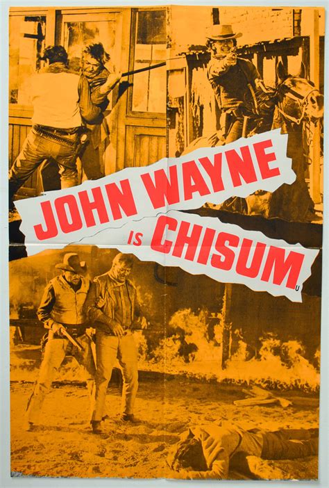 Chisum (Double Crown Poster) - Original Cinema Movie Poster From pastposters.com British Quad ...