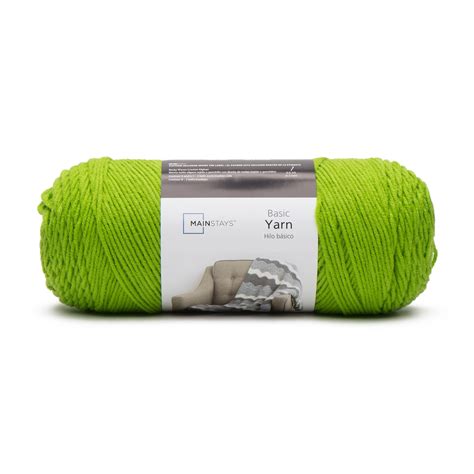 Mainstays Acrylic Basic Green Yarn, 1 Each - Walmart.com