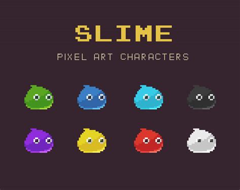 Slime Pixel Art Monster by sanctumpixel