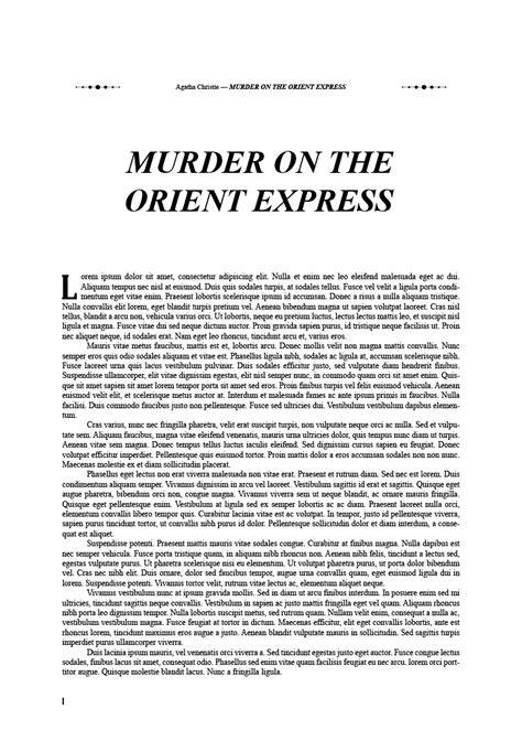 Murder On The Orient Express on Behance