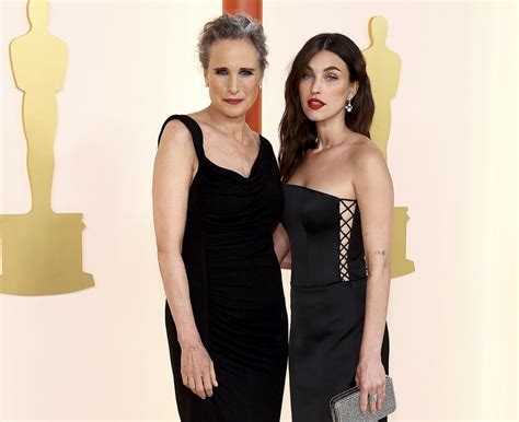 Andie MacDowell Brings Daughter Rainey Qualley to Oscars 2023 — See the ...