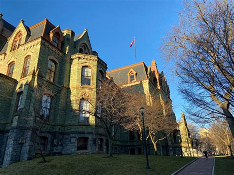 College Hall In Upenn Campus Stock Photo - Download Image Now - Architecture, Campus, Color ...