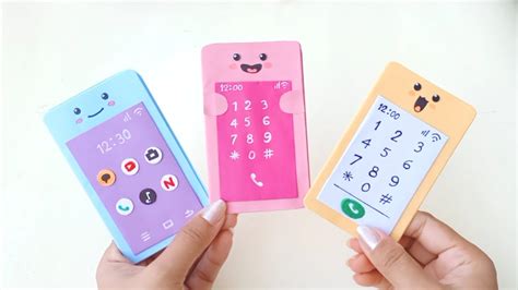 DIY phone notebooks || DIY Notepad Phone || How to make paper Phone - YouTube