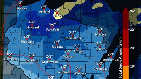 More snow coming for Wisconsin, with highest totals north of Milwaukee