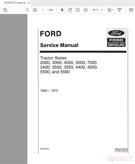 Ford 4000 Service Manual Download - tradesrenew