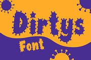 Dirtys Font | Fonts ~ Creative Market